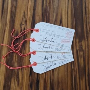 4- Official Santa Gift Tags |‎ North Pole
